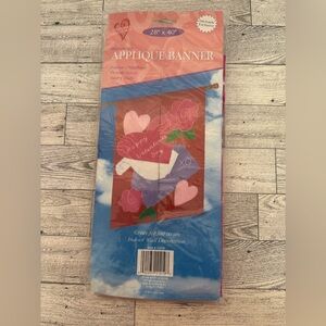 (New) Happy Valentine's Day Garden Flag 28"x40" Michaels Exclusive